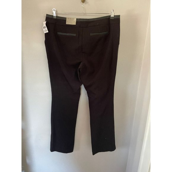 Metaphor The Olivia Pants Womens 14 Black Mid Rise Slimmer Bootcut Slash Pocket - Picture 2 of 6
